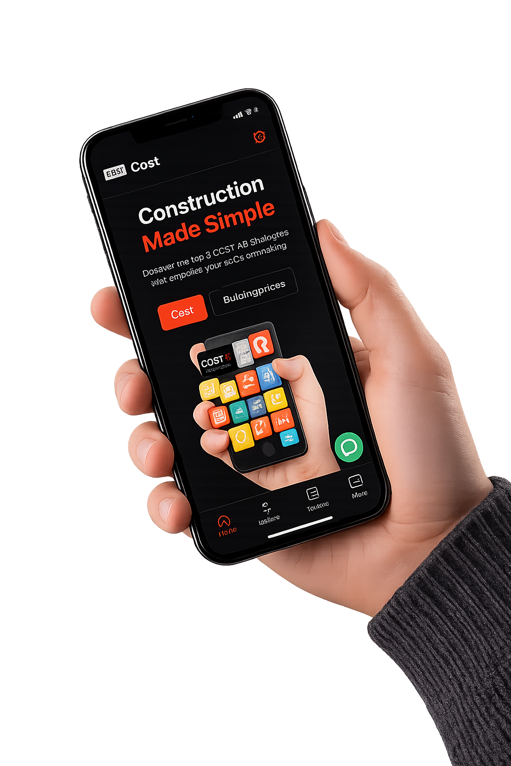 App preview on a phone